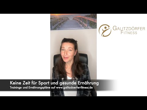 Keine Zeit für Sport und gesunde Ernährung